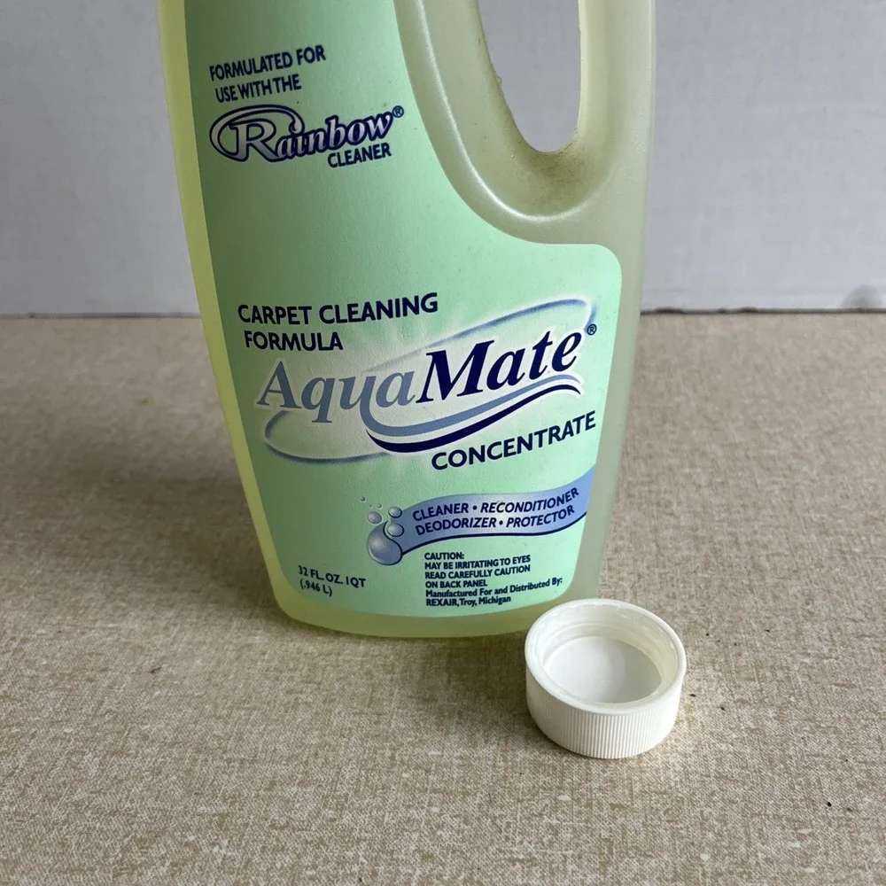 Genuine Rainbow Vacuum Aquamate Concentrate Carpet Cleaning Formula Discontinued